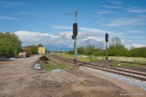 Bahnhofseinfahrt Rövershagen