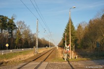 Bahnübergang Schwarzenpfost - Februar 2015